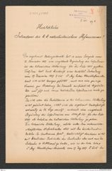 k.k. naturhistorisches Hofmuseum, Intendanzakten 1885-1896 (Hauer), Aktenzahl Z.451.f/1888, Seite 1